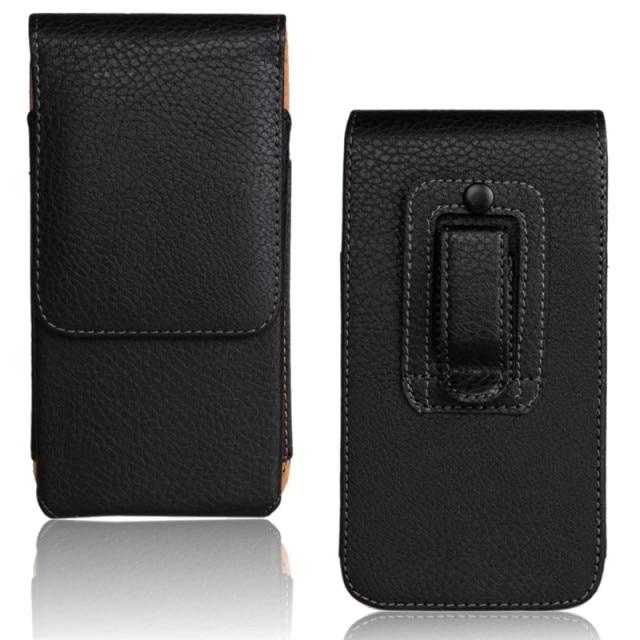 Clip de ceinture en cuir sac de téléphone pochette de téléphone pour Xiaomi MI 10T Pro 5G POCO X3 NFC Mi 9 cc9e Redmi Note 9s 8 Pro 8T 7A 8A 9A 9C sac de taille ceinture étui en cuir