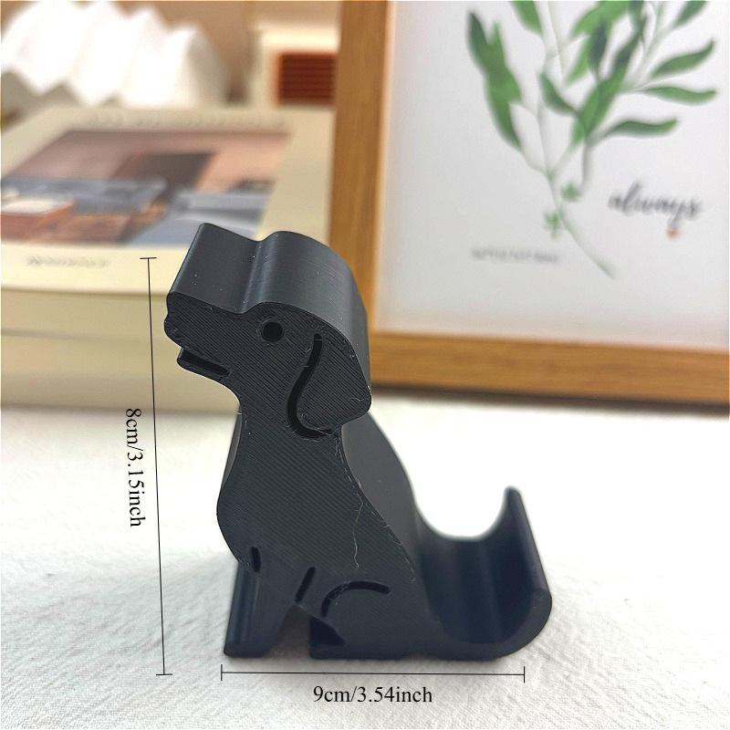 2026 Cute 3D Printed Dog Phone Stand - Creative Universal Desktop Holder