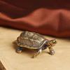 1Pc Vintage Brass Tortoise Turtle Statue Home Desk Decorations Copper Aquatic Animals Figurines