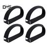2/4/6/8/10Pcs Elliptical Leg Exerciser Pedal Strap Adjustable Fastener Tape Metal Buckle Strap Under-Desk Elliptical Machine Non-slip Foot Strap