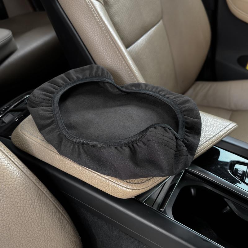 For Volvo XC60 2018-24 Alcantara Central Armrest Box Cover Protective Pad