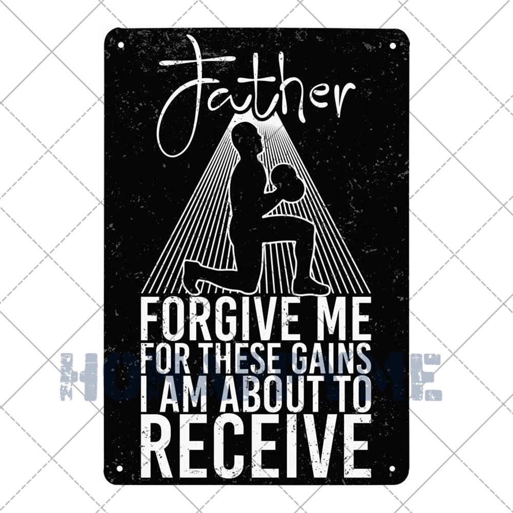 GYM Signs Tin Painting Metal Vintage Plaque Decoration Metal Wall Art Sportsman Retro Poster Iron Plate Home Decor 20x30cm