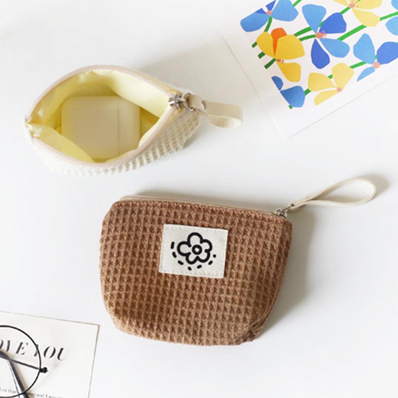 1PC Storing Convenient Travel Saving Space Lightweight Storage Bag Flower Multicolored Orderly Manner Linen-cotton Durable