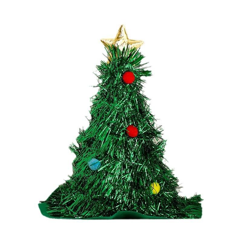 Topper Tree Christmas Hat With Plush Ball Decor For Home Decor And Celebrations
