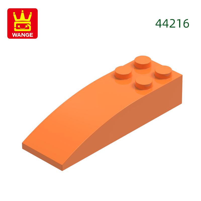 Non-Toxic 34Pcs/Lot No.44126 Curved 6 X 2 Block Moc Color Accessories Compatible With Curved Brick Diy Toys For Particle Brain Puzzle Toy