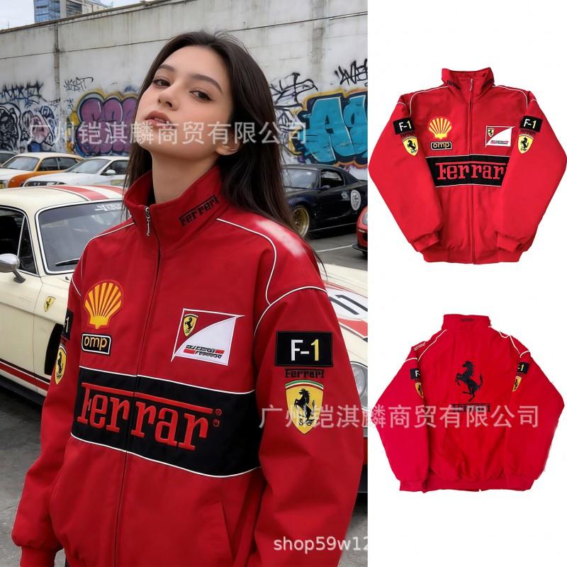 Gruba Bawełniana Haftowana Kurtka Motocyklowa Unisex Ciepła Odzież Wierzchnia Sporty Rowerowe