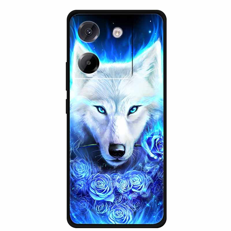 For Xiaomi Poco M7 Pro 5G Case Cartoon Painting Style Soft Silicone TPU Back Cover Cases for Poco M7 Pro 5G Shockproof Cover New