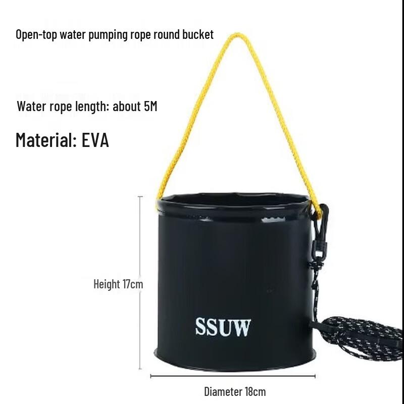 Jun Kai Wei EVA Folding Fishing Bucket