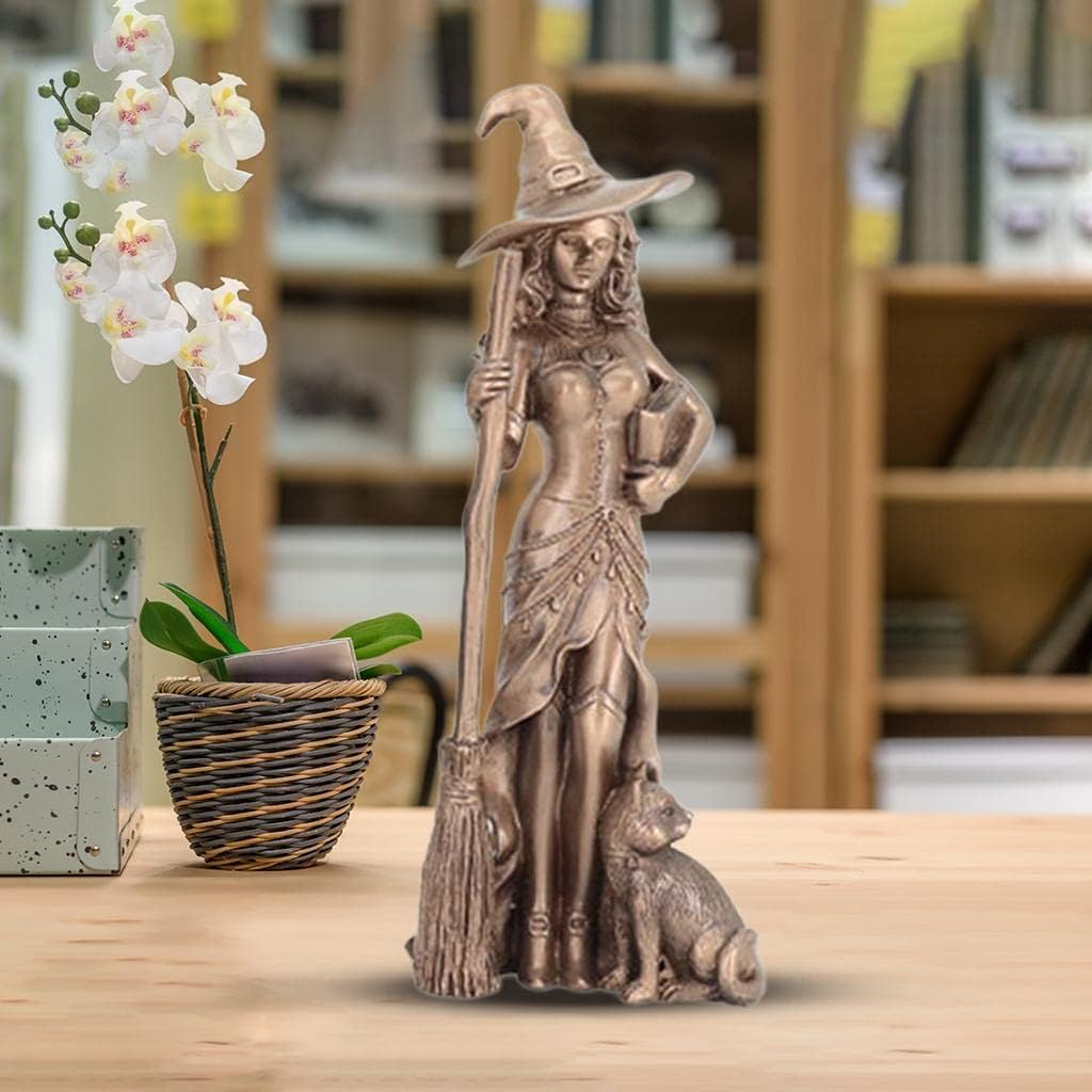 Abstract Witch Pentacle Characters Figurines Art Goddess Statue Home Desktop Decoration Crafts, 7x7x20cm