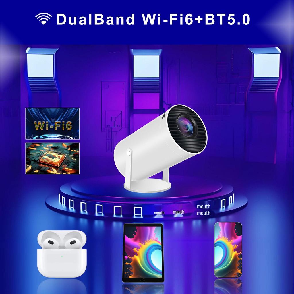 HY300 HD Portable Wireless Mobile Projector