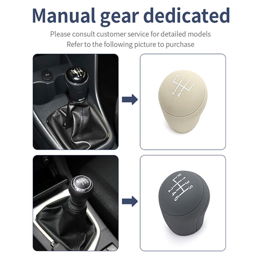 Car Manual Auto Silicone Gear Shift Knob Cover Non Slip Lever Shifter Knobs Case Protector Bump Stick Jarket For VW Golf M9B4