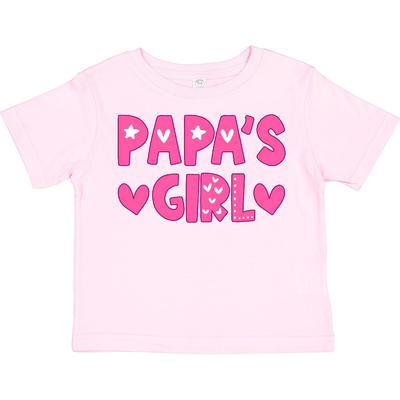 Inktastic Papa's Girl Gift Toddler T-Shirt Family Girls Papa Grandpa Daddy New