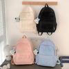 Schoolbag College Student Backpack Junior High School Student Computer Bag Korean Version Simple Girl Bow School Bag Large Capacity Backpack Female