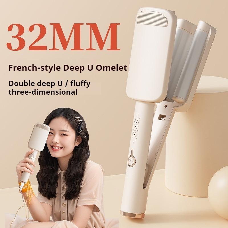 32Mm French curly hair splint negative ion does not hurt hair