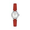 Tissot Lovely Round Watch with Leather Strap and White Mother-of-Pearl Dial, Officially Imported, T1400091611100, Women's