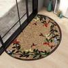 Semi-Circular Doormat Silicone Backing Floor Mat New Welcome Mat  Porch Accessories