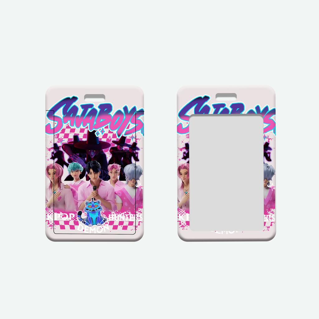 Herren Gruppe Cartoon Kartenset Studentenausweis Set Bus Essenskarte Anstecknadel Studenten Essenskarte