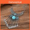 Necklace Geometric Ethnic Zinc Alloy Pendant With Beaded Chain For Boho Jewelry