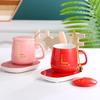 55° Coffee Milk Heating Pad & Thermostatic Mug Gift Set