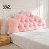 Wedge Pillow for Bed Headboard Cushion with Ruffle Trim, Dorm Pillow, Crown Shape, Comfortable Support College Bedroom Decor, Reading Back Window Seat