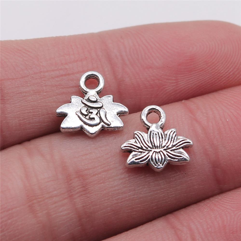 20pcs OM Charms Beads For Jewelry Making DIY Craft Handmade Pendant Cute Bracelet Earrings Necklace Jewelry Findings