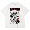 230 Gsm 100% Cotton Gachiakuta V5 Rudo White Print Unisex Heavy Cotton T Shirt