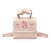 Schoolbag New Girls Backpack Cartoon Cute Casual Small Backpack PU Bow Wear-resistant Commuter Storage Bag