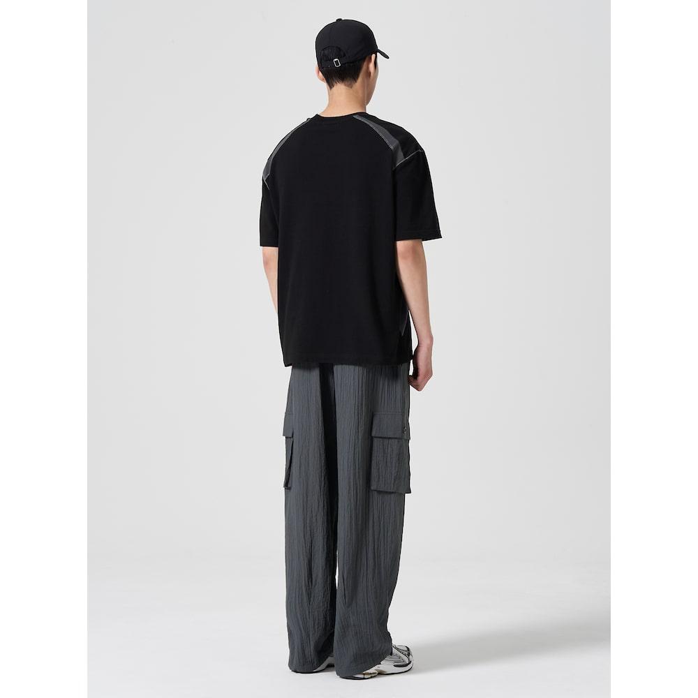 8seconds Block Detail One-Point Pique T-Shirt Black (424742Dy25)