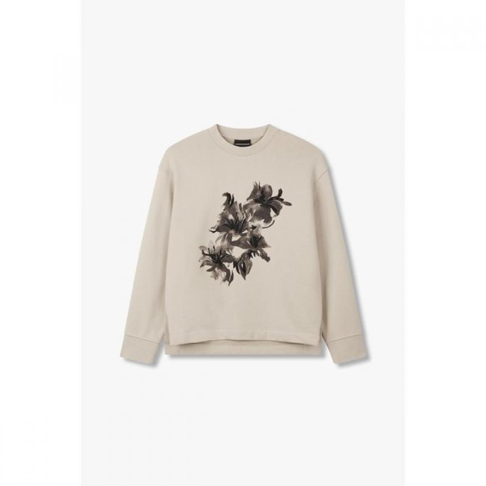 Emporio Armani Men S Flower Graphic SweatShirt A515126051 S