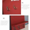 5 Hooks Doorway Storage Rack Handmade Hanging Key Holder Creative Keys Organizer  Apartment