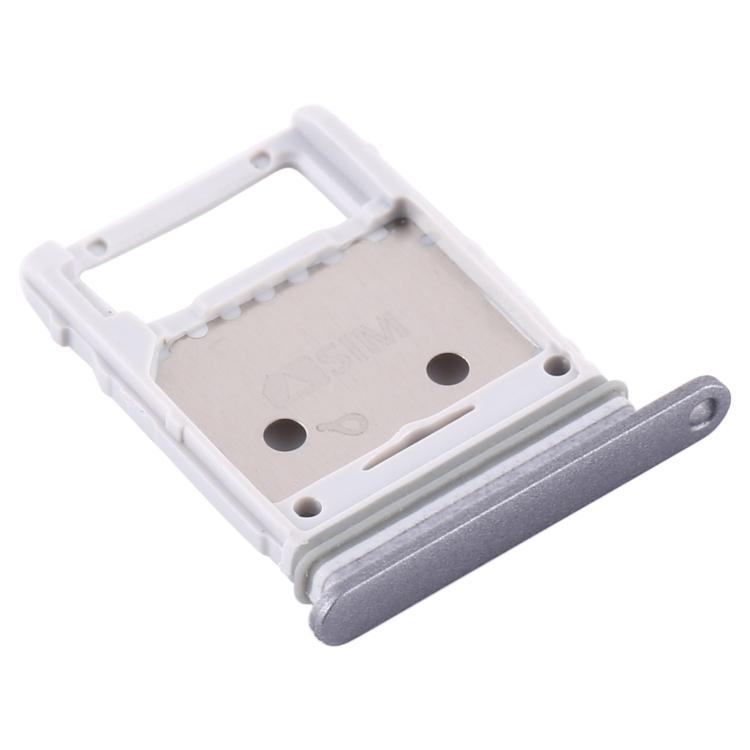 For Samsung Galaxy Tab S6 SM-T860 SIM Card Tray + Micro SD Card Tray (Silver)