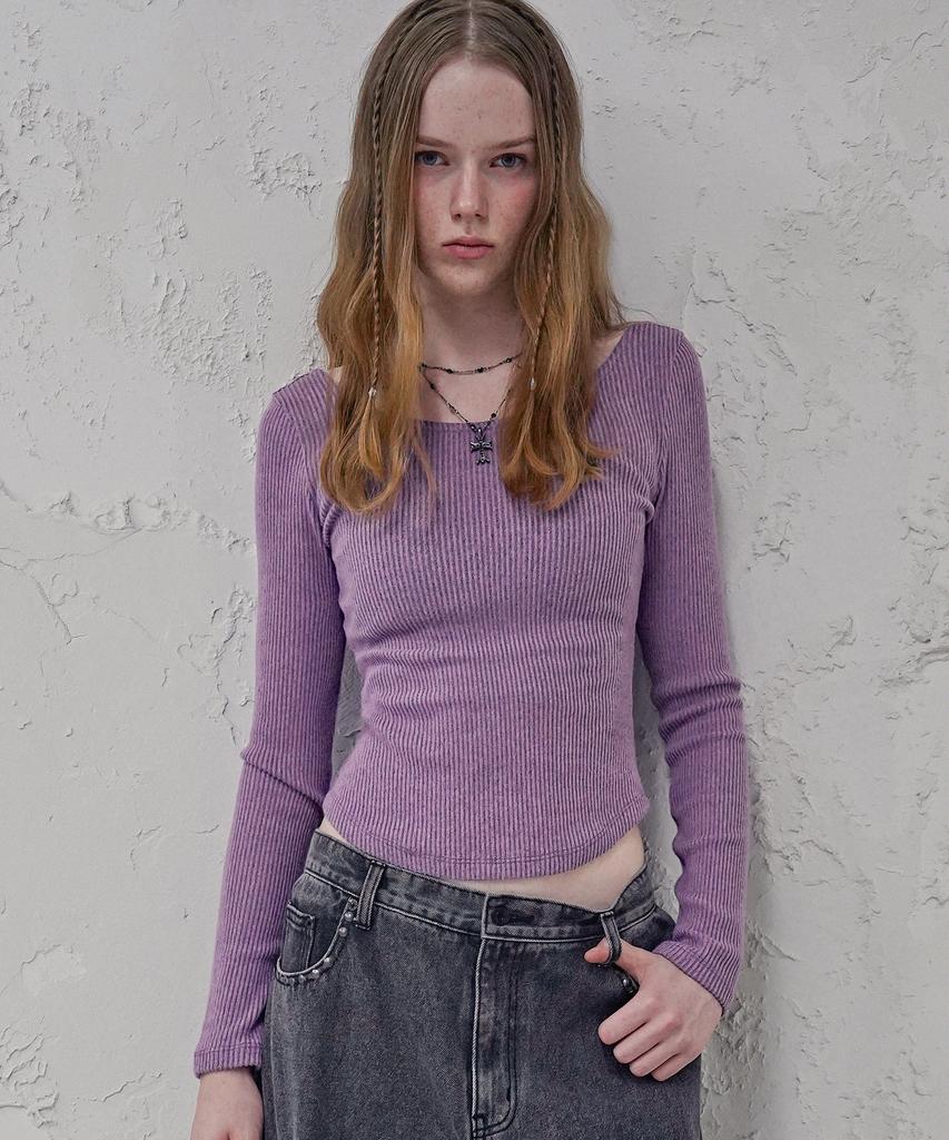 AVANDRESS Stretch Round Top_5Colors