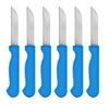 Set of 6 kitchen knives for vegetables