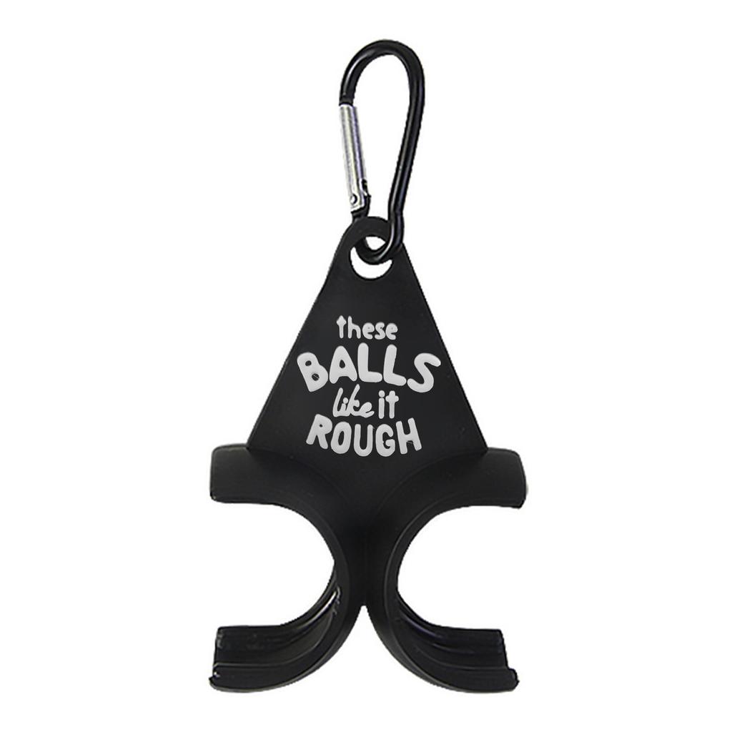 Funny Golf Ball Holder Golf Accessories Black 3D Printed Golf Tee Holder Sports Gift for Golfers Men 1pcs