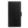 For iPhone 15 Pro Wallet Case with Dual Magnetic Clasp Litchi Textured Leather Flip Stand Phone Cover