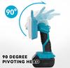 Emergency Lighting(Battery Not Included)  4200LM USB LED Work Light for Makita 18V, Indoor/Outdoor, Camping, Car Repair 9-inch