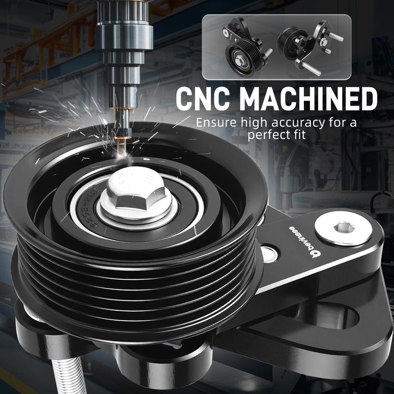 For LS1 Manual Belt Tensioner w/Pulley, for 1998-02 Camaro Z28 SS Firebird Formula Trans Am WS6 LS LS2 GTO