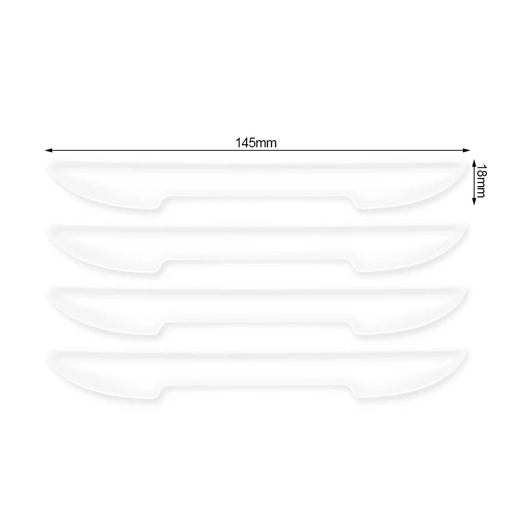 Car Door Transparent Anti-collision Protector Bar Stickers Rearew View Mirror Cover Protection StripSide Edge Protection Guards