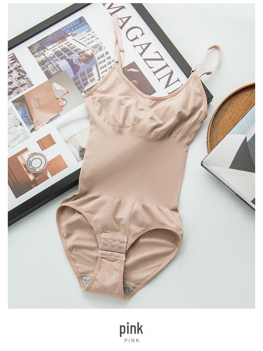 

European and American Strong Shaping Backless Bodysuit with Waist and Tummy Control M (Recommended: 100-120 jin)