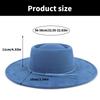 Klassieke Homburg Tophoed Panama Hoed Cadeau voor Vriend Tophoed Gevlochten Riem Kostuum voor Buitenbijeenkomsten