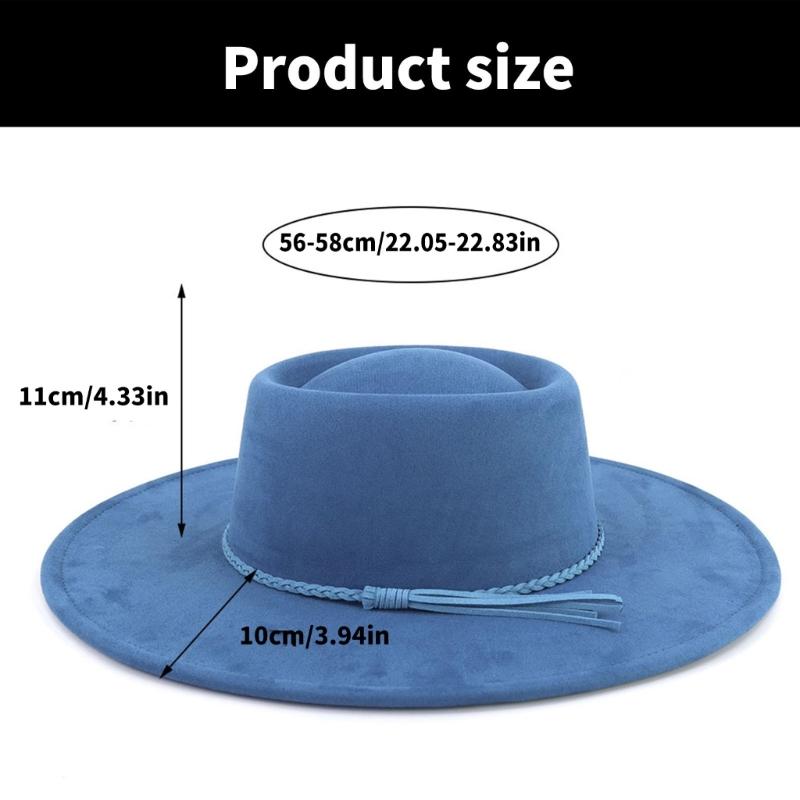 Klassieke Homburg Tophoed Panama Hoed Cadeau voor Vriend Tophoed Gevlochten Riem Kostuum voor Buitenbijeenkomsten