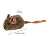 Funny Plush Mice Cat Toy Simulation Mouse Kitten Toy Bite-resistant Automatic Chirping Interactive Cat Chew Toy