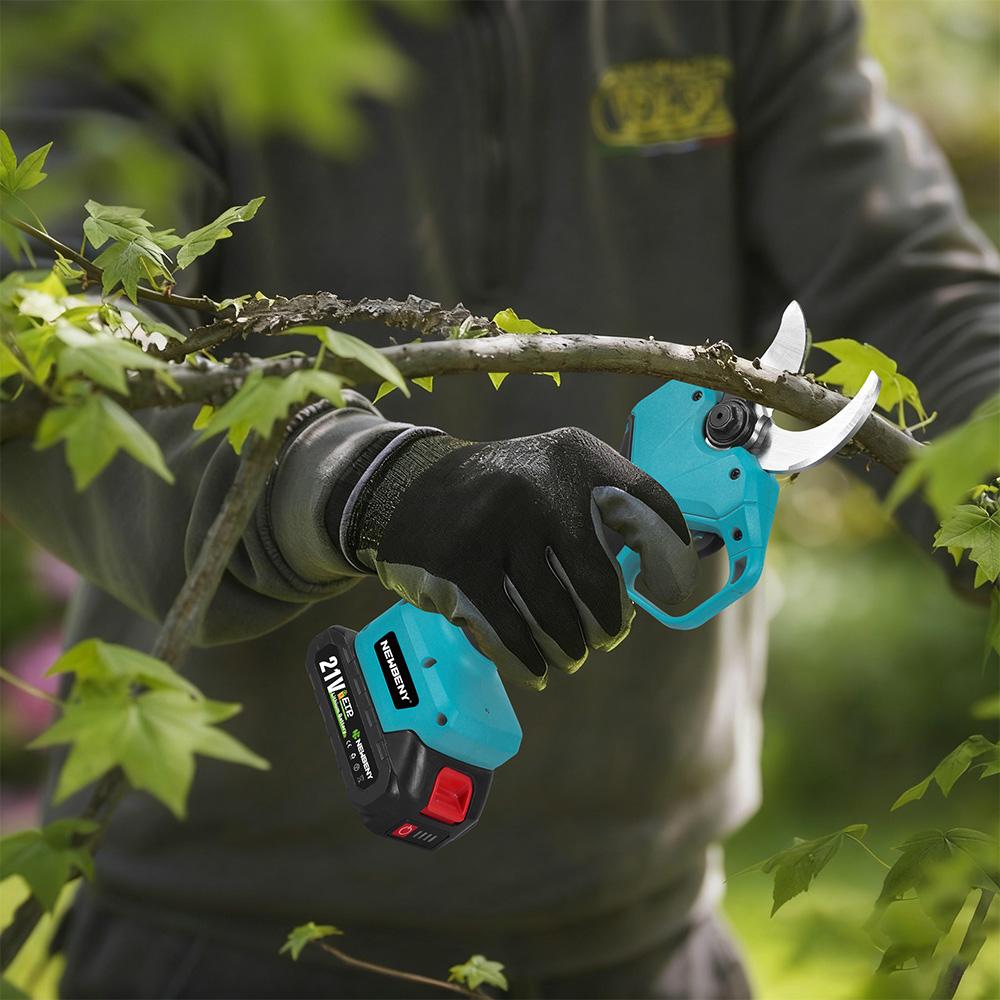 Newbeny 2 Gänge 65mm Bürstenloser Elektrischer Astschere Obstbaum Bonsai Astschere Elektrowerkzeuge Für Makita 18V Akku Stift