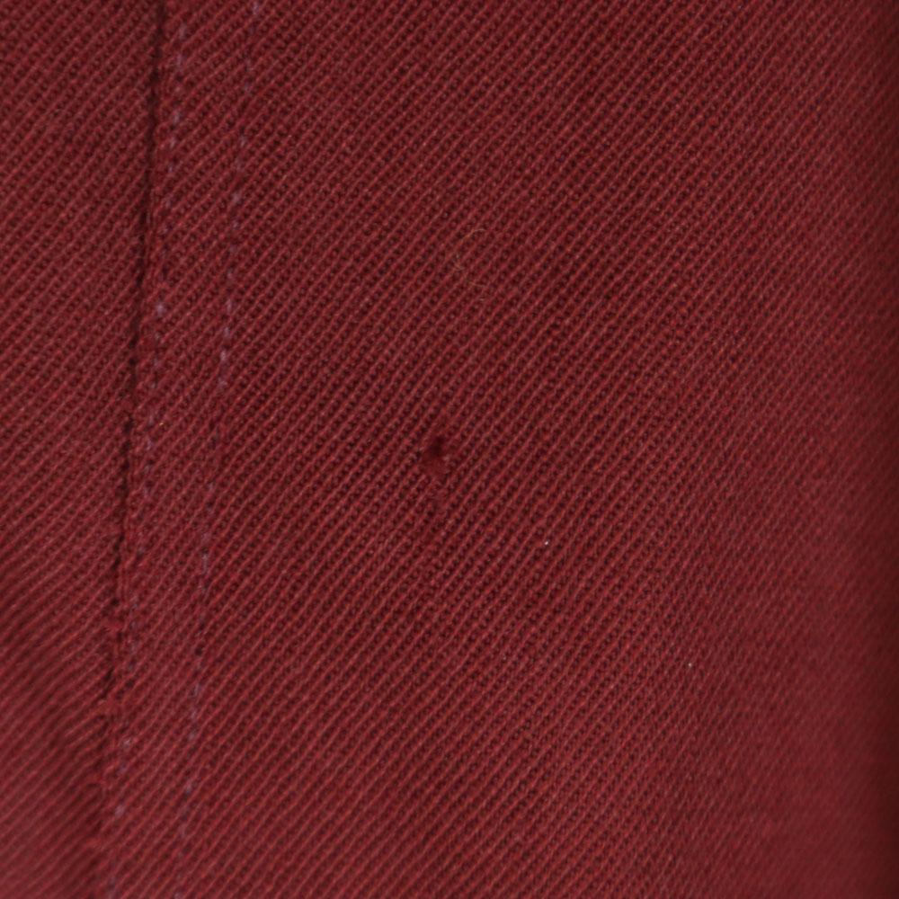 H BAR C 60s Wool Vintage Long Sleeve Shirt Wine-red Men's Used