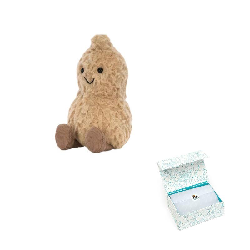 Jellycat Fun Food Series Peanut Companion Comfort Doll Plush Doll 15cm Height