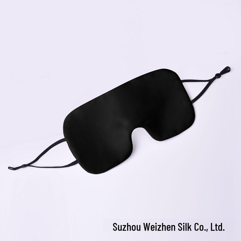 Adjustable Double-Sided Mulberry Silk Eye Mask for Sleep and Travel