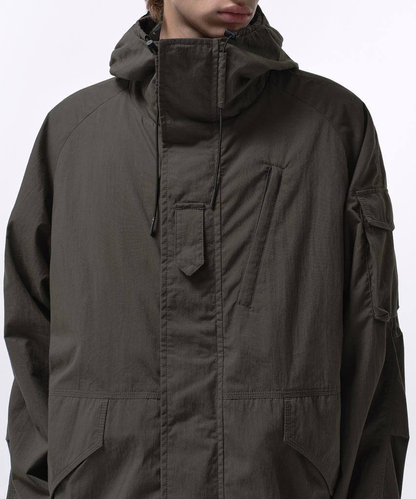 Musinsa Standard [City Leisure] Cn Hooded Shell Parka [Mud Grey]