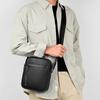 Mini Simple Men's Waterproof Genuine Leather Shoulder Bag Lightweight Black Cell Phone Bag High Quality Crossbody Bag