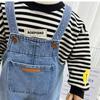 Jungen Jeans Mädchen Rucksack Hose Kinder Frühling Jumpsuit Herbst Mode Hose Baby Taschen Lässige Hosen Neu Locker Warm Strampler
