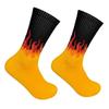 Flame Mid-Calf Skate Socks: Unisex European & American Hip-Hop Street Style, Versatile High-Top Sports Design.